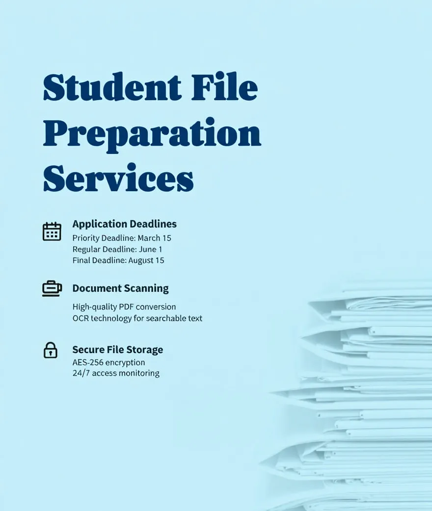Student File Preparation